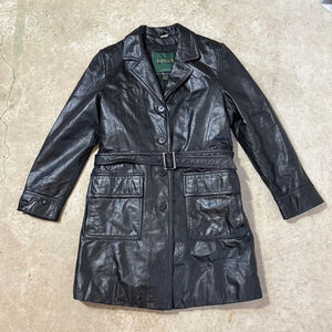 Danier Leather Jacket Women’s 6-8 Button Up Belted Thermolite Trench Pockets